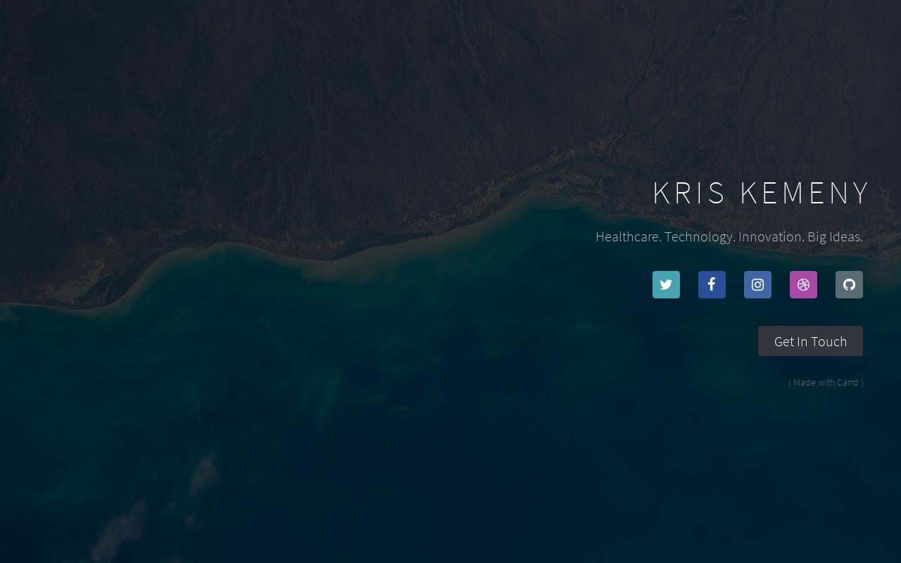 Carrd profile picture for @kris